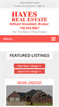 Mobile Screenshot of hayesrealestate.com